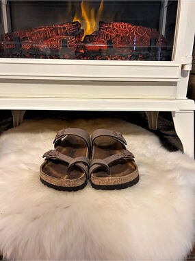 Birkenstock Mayari Sandals Two-Strap Brown Sandals